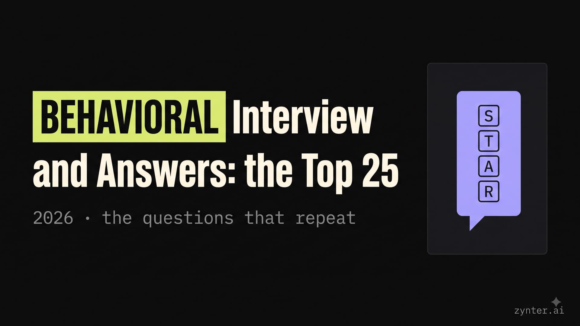 Behavioral Interview Questions and Answers: Top 25 with Examples (2026)